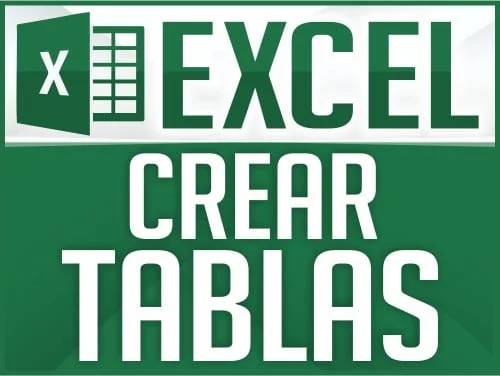 Crear tablas automaticamente en excel