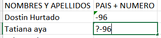 Formato de texto para mostrar valores con signo menos (-) en Excel.