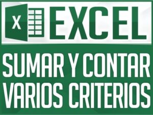Funciones Sumar.si y contar.si en Excel
