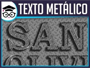 Efecto Texto Metálico en Photoshop