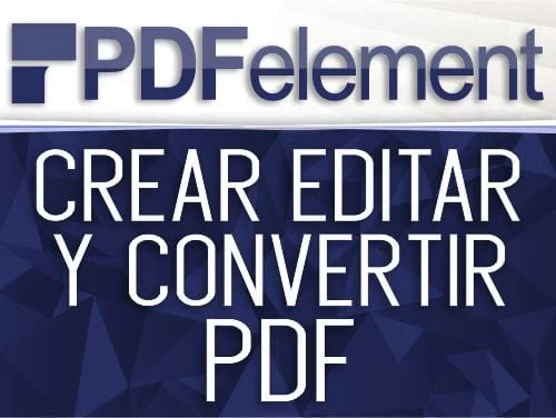 Crear, editar y convertir PDF