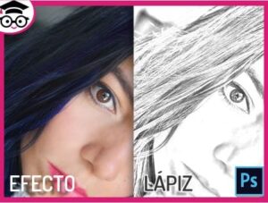 Tutorial photoshop efecto lapiz