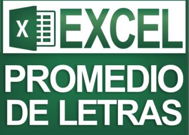Promediar letras en excel