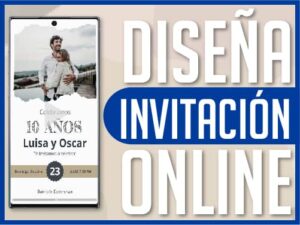 Diseña invitación online