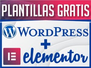Plantilla gratis con Wordpress + Elementor