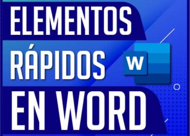 Elementos rápidos en word miniatura