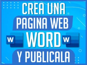 Crear página web en word