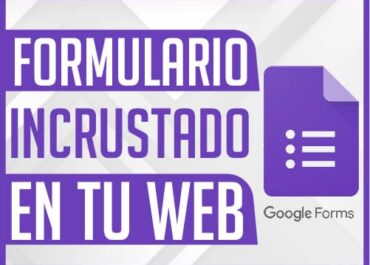 Formulario incrustado en tu web