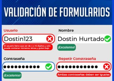 Validancion de formularios con HTML