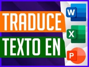 Traducir en Word, Excel y PowerPoint