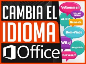 Cambiar el idioma de office