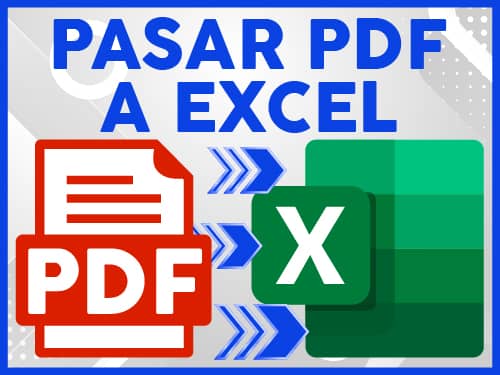 pasar de PDF a Excel