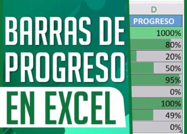 Barras de progreso en Excel
