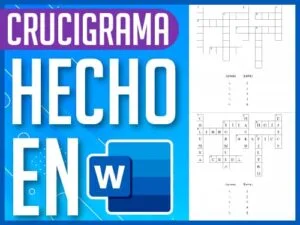 Cómo Hacer un Crucigrama en Word