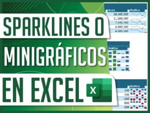 Sparklines o minigraficos en Excel