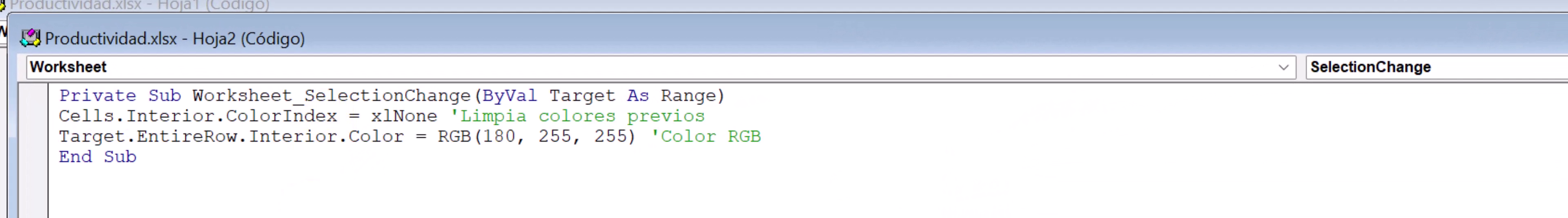 Macro para resaltar celdas en excel Aprende a resaltar celdas con macro
